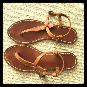 Gap Size 7.5 Tan Leather sandals